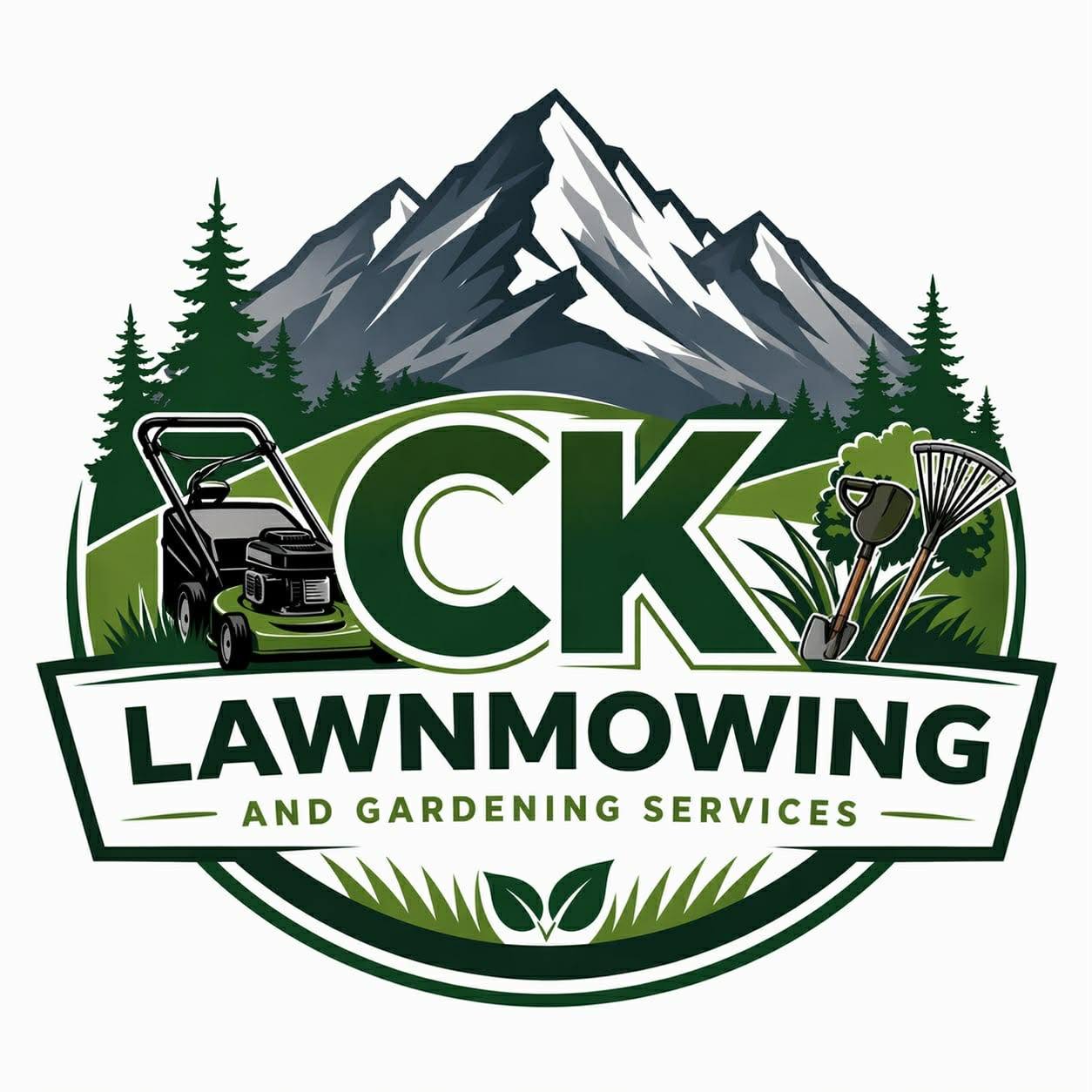 CK's Lawnmowing & Garden Services Logo